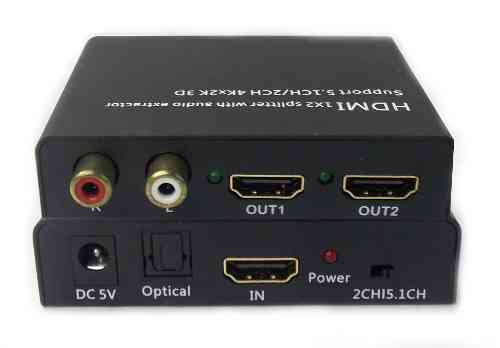 HDMI Splitter 2 Port with Audio Extractor